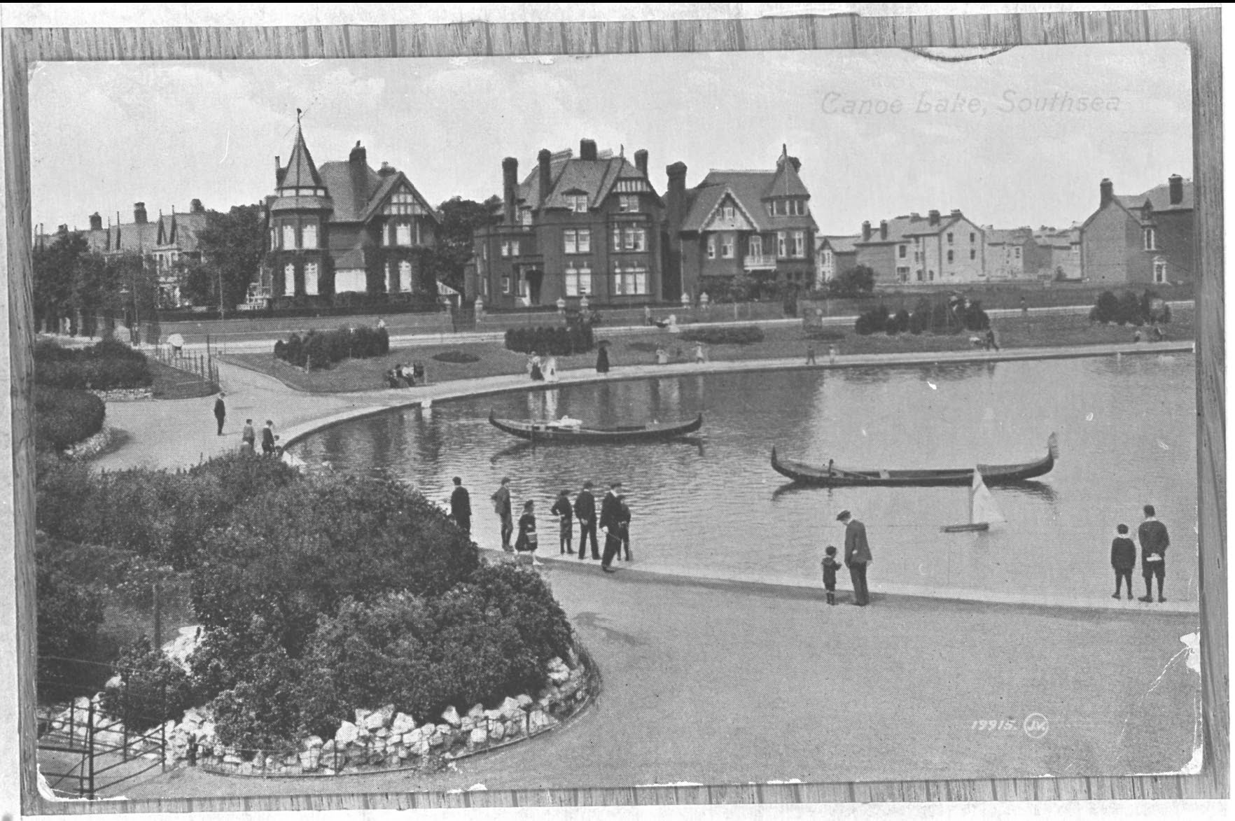 Jezioro kajakowe - canoe lake - 1886 - southsea 4 Jezioro kajakowe 2